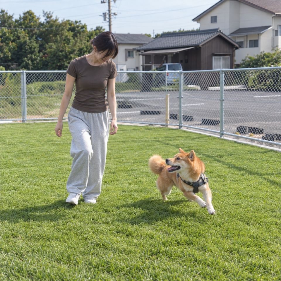 ドッグランの利用風景 2